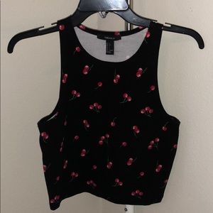 Black cherry Crop Top